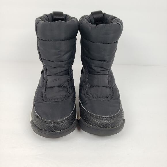 Sorel Whitney II Puffy Mid Toddler Size 11 Black Pull On Snow Boots NC3873-010 - Picture 5 of 10